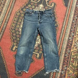GAP High Rise Cheeky Straight Denim
